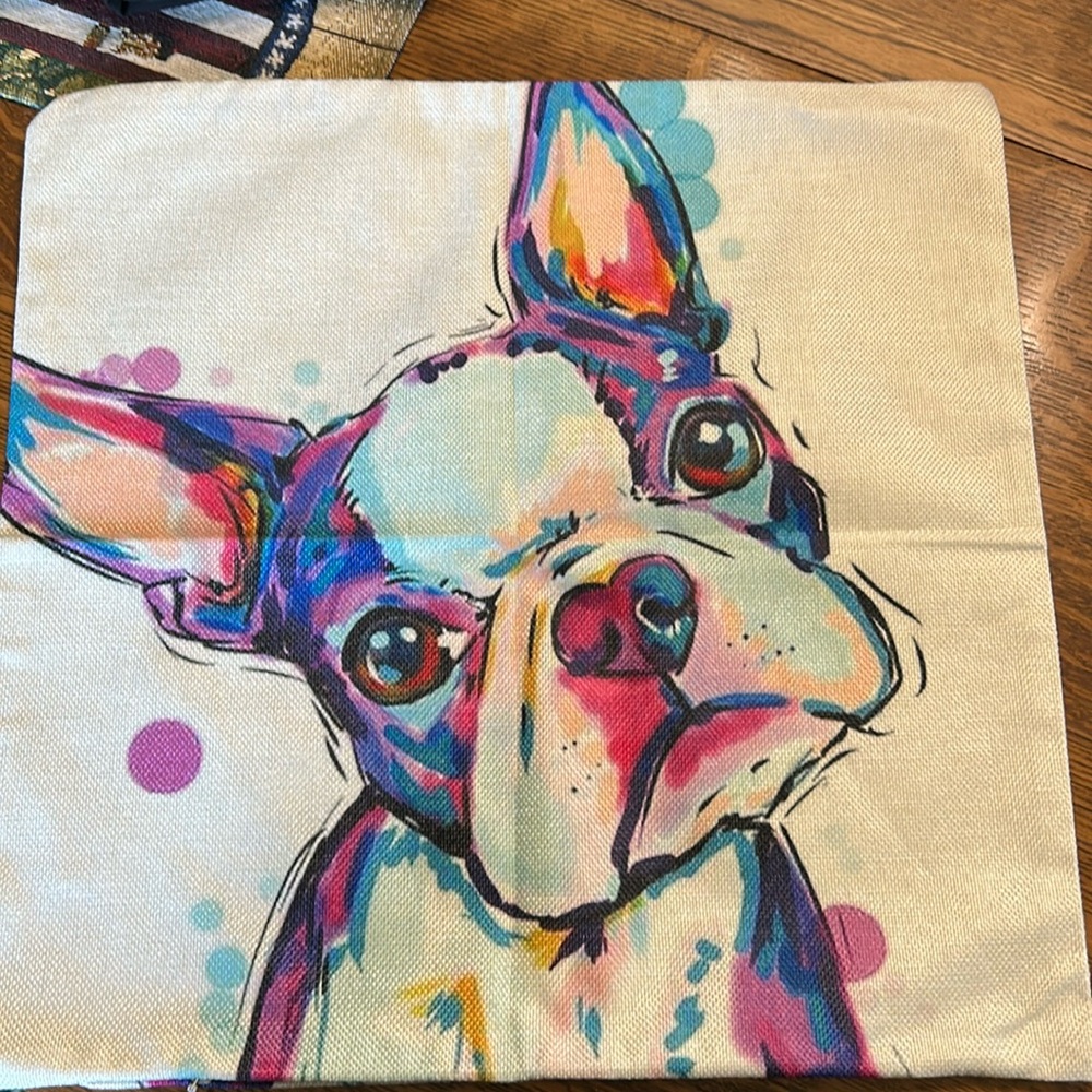 New 17x17 pillow cover with zipper